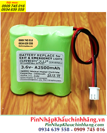 Pin sạc 3.6v-A2500mAh, Pin sạc NiMh 3.6v-A2500mAh, Pin sạc công nghiệp GREPOW 3.6v-A2500mAh